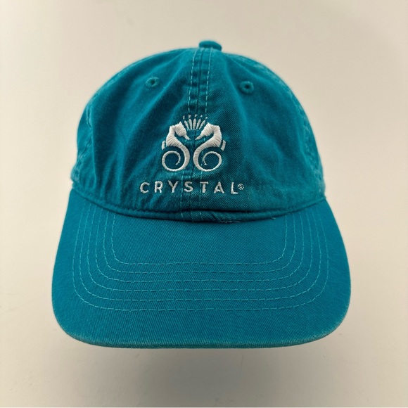 Accessories - Exclusively Crystal Unisex Dad Hat Embroidered Logo Adjustable Strap Back Cap